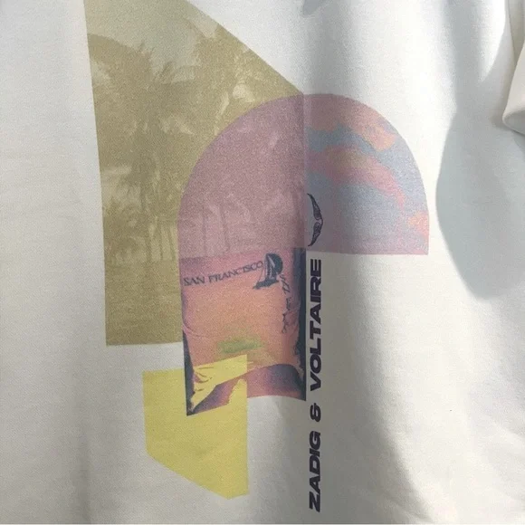 Bow Print T shirt Zadig& Voltaire - Picture 12 of 13